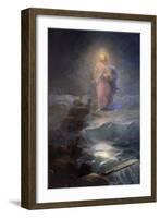 Jesus Walking on Water-Ivan Konstantinovich Aivazovsky-Framed Giclee Print