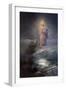 Jesus Walking on Water-Ivan Konstantinovich Aivazovsky-Framed Giclee Print