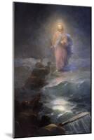 Jesus Walking on Water-Ivan Konstantinovich Aivazovsky-Mounted Giclee Print