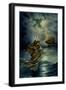 Jesus Walking on Water-Val Bochkov-Framed Giclee Print