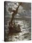 Jesus Walking Upon the Sea-William Brassey Hole-Stretched Canvas