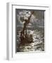 Jesus Walking Upon the Sea-William Brassey Hole-Framed Premium Giclee Print