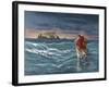 Jesus Walks on the Water of the Sea of Galilee-null-Framed Giclee Print