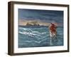 Jesus Walks on the Water of the Sea of Galilee-null-Framed Giclee Print