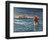 Jesus Walks on the Water of the Sea of Galilee-null-Framed Giclee Print