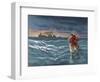 Jesus Walks on the Water of the Sea of Galilee-null-Framed Giclee Print