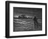 Jesus walks on water-Gustave Dore-Framed Giclee Print