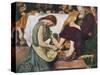 Jesus Washes Peter's Feet at Passover-null-Stretched Canvas