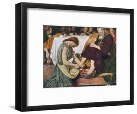 Jesus Washes Peter's Feet at Passover-null-Framed Photographic Print