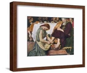 Jesus Washes Peter's Feet at Passover-null-Framed Photographic Print