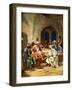 Jesus washes Peter's feet - Bible-William Brassey Hole-Framed Giclee Print