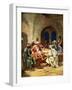 Jesus washes Peter's feet - Bible-William Brassey Hole-Framed Giclee Print
