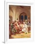 Jesus Washing His Disciples' Feet-William Brassey Hole-Framed Giclee Print