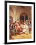 Jesus Washing His Disciples' Feet-William Brassey Hole-Framed Giclee Print