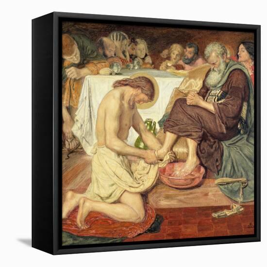 Jesus Washing Peter's Feet, 1876-Ford Madox Brown-Framed Stretched Canvas