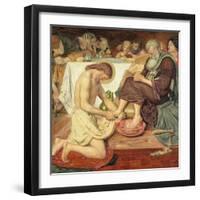 Jesus Washing Peter's Feet, 1876-Ford Madox Brown-Framed Giclee Print