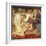 Jesus Washing Peter's Feet, 1876-Ford Madox Brown-Framed Giclee Print