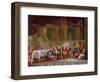 Jesus Washing the Disciples Feet-Claude Vignon-Framed Giclee Print