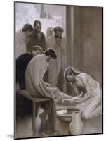 Jesus Washing the Feet of his Disciples, 1898-Albert Gustaf Aristides Edelfelt-Mounted Giclee Print