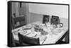 Jesus Watches over the Dinner Table, Ca. 1956-null-Framed Stretched Canvas