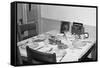 Jesus Watches over the Dinner Table, Ca. 1956-null-Framed Stretched Canvas