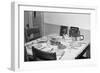 Jesus Watches over the Dinner Table, Ca. 1956-null-Framed Photographic Print