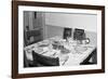 Jesus Watches over the Dinner Table, Ca. 1956-null-Framed Photographic Print