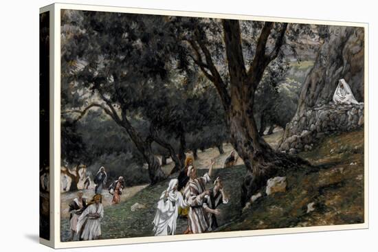 Jesus Went Out into a Desert Place, Illustration for 'The Life of Christ', C.1884-96-James Tissot-Stretched Canvas