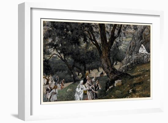 Jesus Went Out into a Desert Place, Illustration for 'The Life of Christ', C.1884-96-James Tissot-Framed Giclee Print