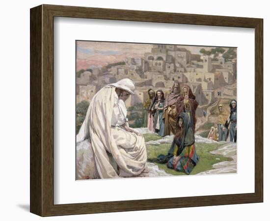 Jesus Wept, Illustration for 'The Life of Christ', C.1886-96-James Tissot-Framed Giclee Print