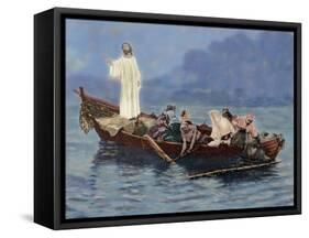 Jesus, Where Is Your Faith?-null-Framed Stretched Canvas