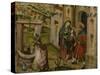 Jesus with His Parents on their Way Home-Rudolf Stahel-Stretched Canvas