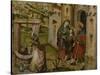 Jesus with His Parents on their Way Home-Rudolf Stahel-Stretched Canvas
