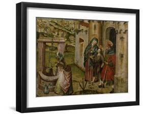 Jesus with His Parents on their Way Home-Rudolf Stahel-Framed Giclee Print