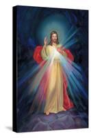 Jesus with Light Coming from His Chest-Christo Monti-Stretched Canvas