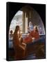 Jesus with Mary and Martha-Christen Dalsgaard-Framed Stretched Canvas