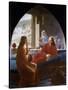 Jesus with Mary and Martha-Christen Dalsgaard-Stretched Canvas