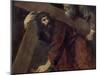 Jesus with the Crucifix-Titian (Tiziano Vecelli)-Mounted Giclee Print