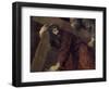 Jesus with the Crucifix-Titian (Tiziano Vecelli)-Framed Premium Giclee Print