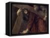 Jesus with the Crucifix-Titian (Tiziano Vecelli)-Framed Stretched Canvas
