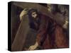 Jesus with the Crucifix-Titian (Tiziano Vecelli)-Stretched Canvas