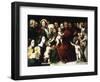 Jesus with the Little Children, C1559-1589-Vincent Sellaer-Framed Giclee Print