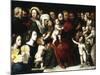 Jesus with the Little Children, C1559-1589-Vincent Sellaer-Mounted Giclee Print