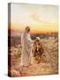 Jesus Withe the One Leper Who Returned to Give Thanks-William Brassey Hole-Stretched Canvas