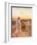 Jesus Withe the One Leper Who Returned to Give Thanks-William Brassey Hole-Framed Giclee Print