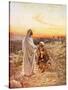 Jesus Withe the One Leper Who Returned to Give Thanks-William Brassey Hole-Stretched Canvas