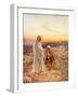 Jesus Withe the One Leper Who Returned to Give Thanks-William Brassey Hole-Framed Giclee Print