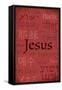 Jesus World Languages - Inspirational-Lantern Press-Framed Stretched Canvas