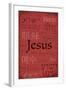 Jesus World Languages - Inspirational-Lantern Press-Framed Art Print