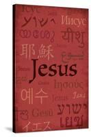 Jesus World Languages - Inspirational-Lantern Press-Stretched Canvas